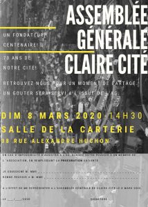 AG Claire Cité 2020